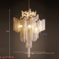 Waterfall Chain Chandelier Lamp Villa Top Grade Lighting Meeting Hall Light 71156